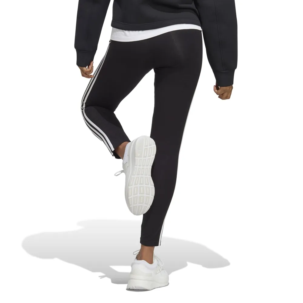 Adidas Womens 3-Stripes High-Waisted Single Jersey Leggings