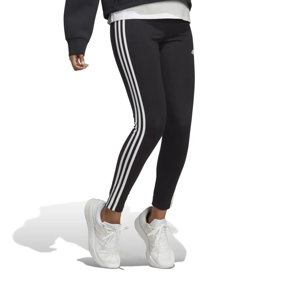 Adidas Womens 3-Stripes High-Waisted Single Jersey Leggings