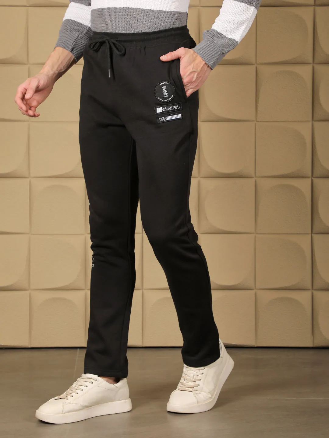 COBB BLACK PRINTED WINTER LOWER