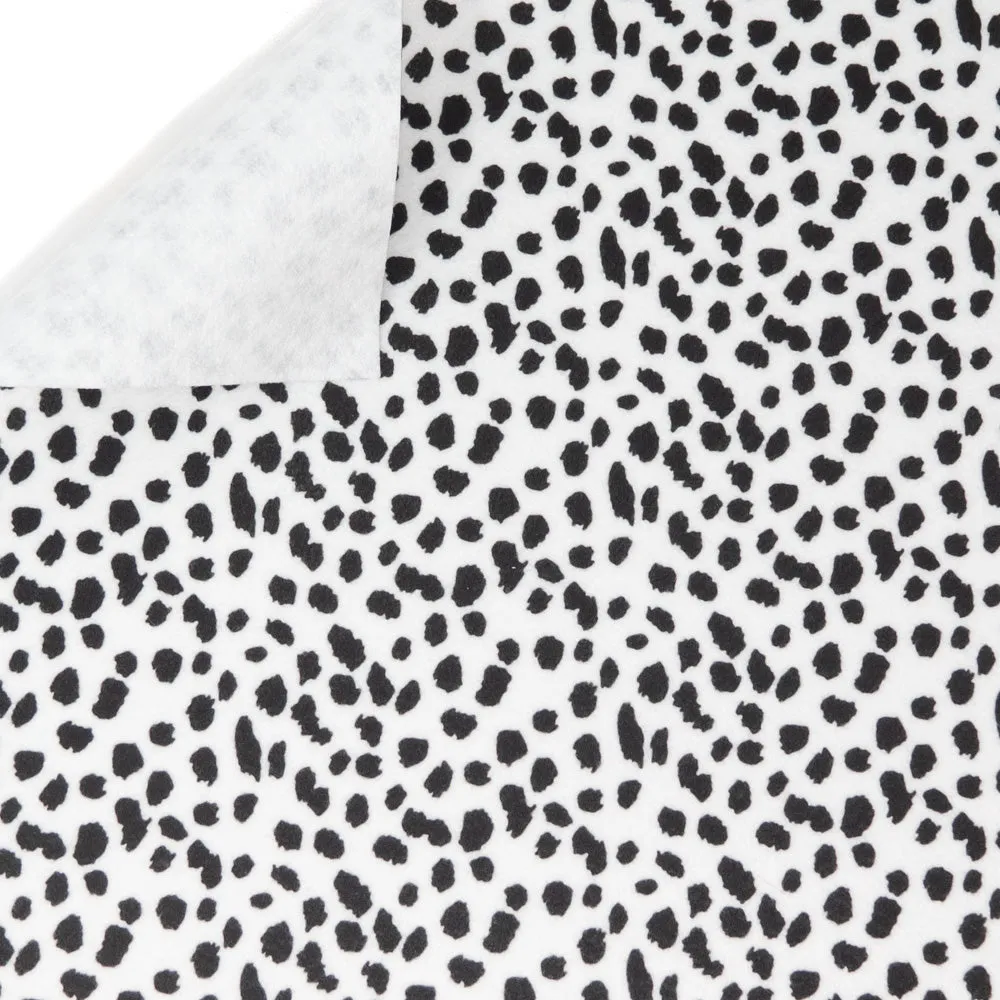 Dalmatian Polka Printed Felt