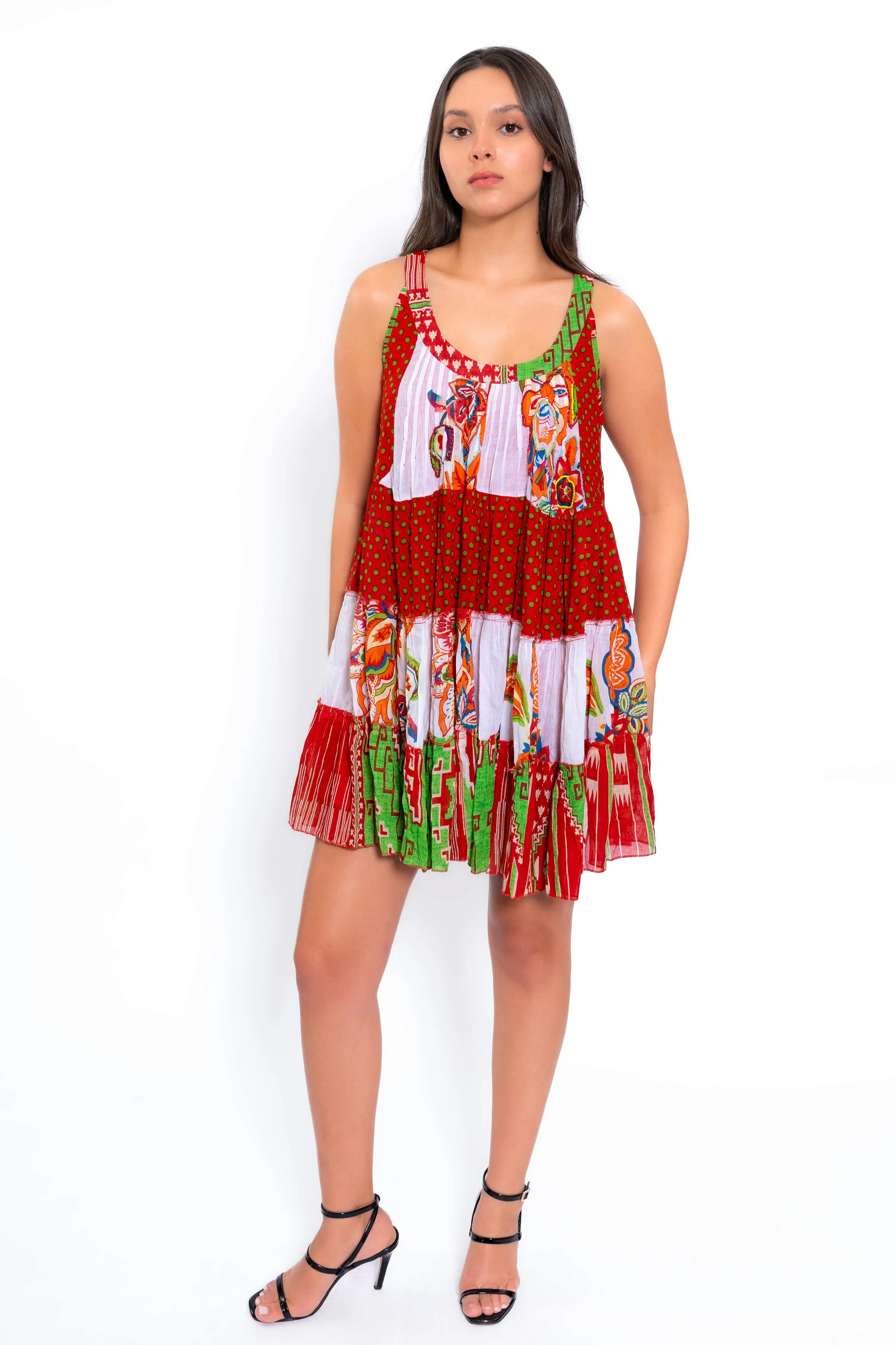 DIN 10003 Patchwork dress