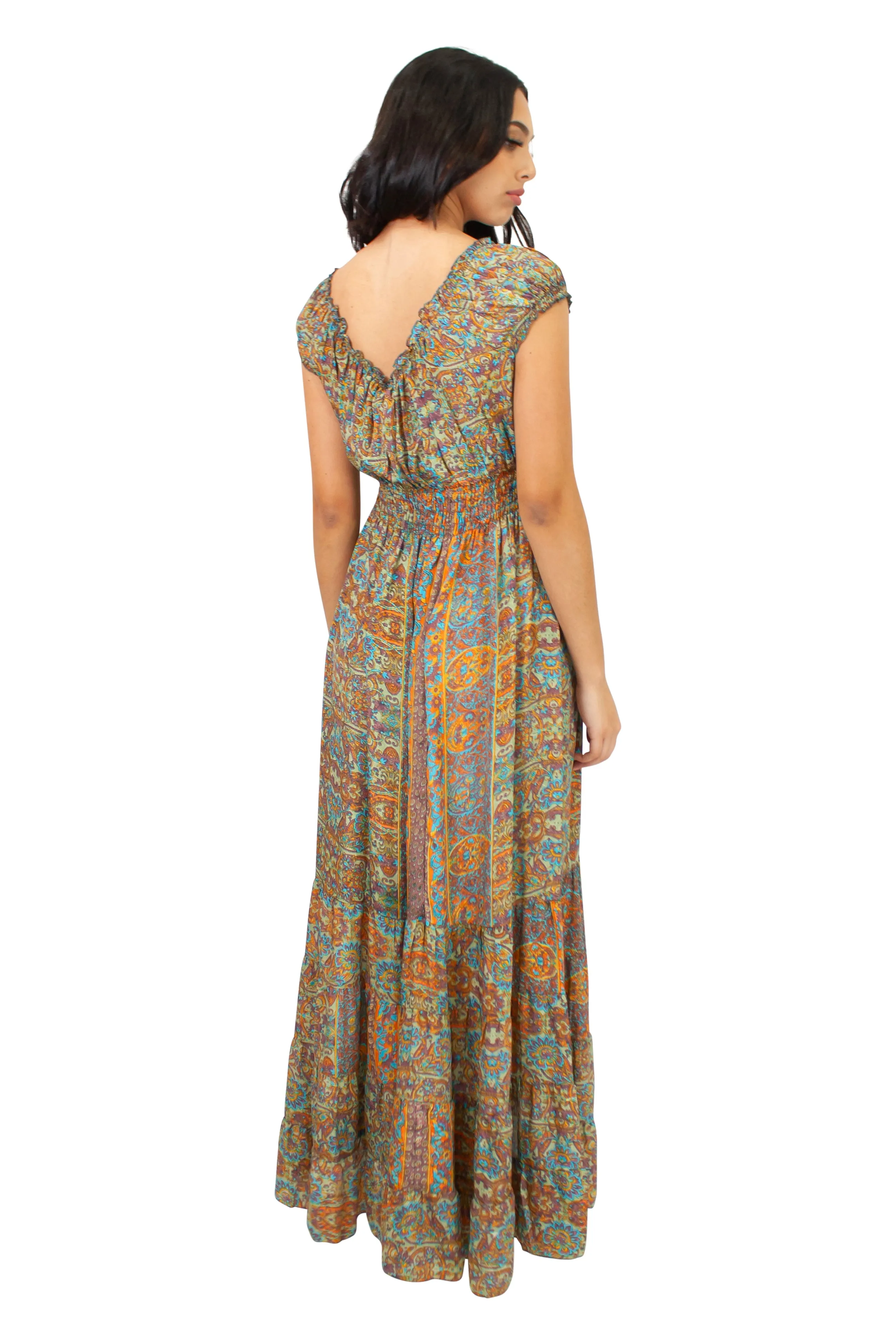 DK-5062S /7091/ LD-201 Dress in Brown