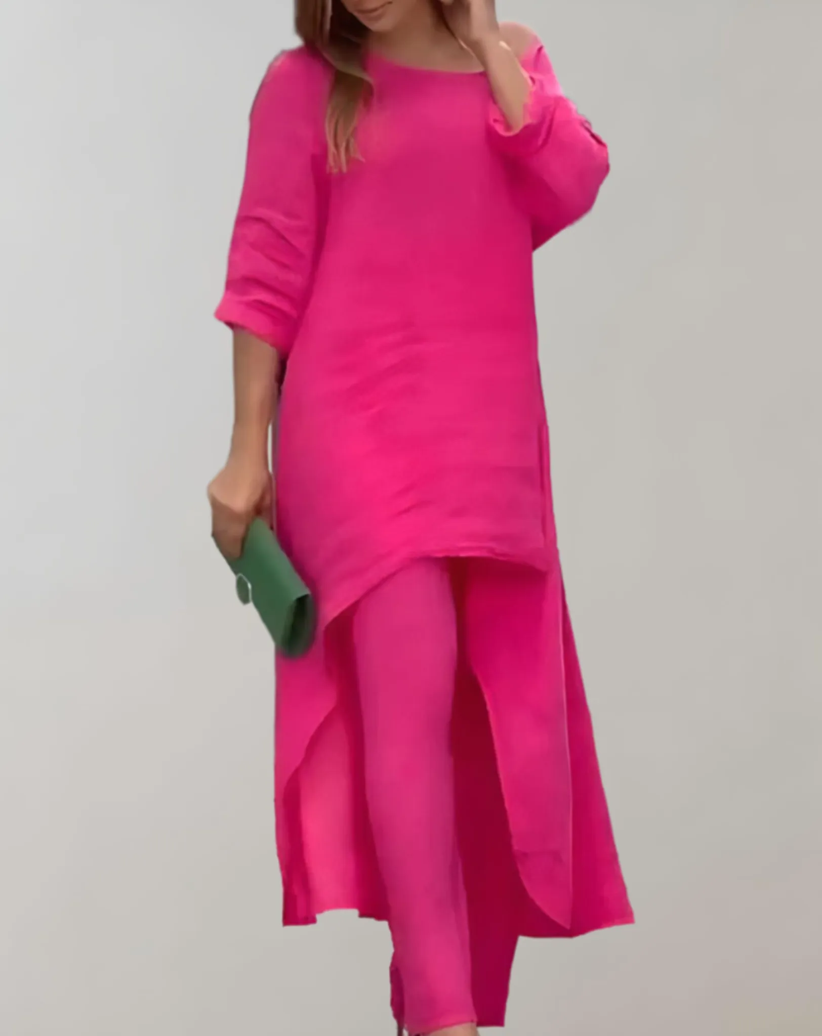 Ella  - 2-Piece Set with Asymmetrical Tunic Dress and Pants
