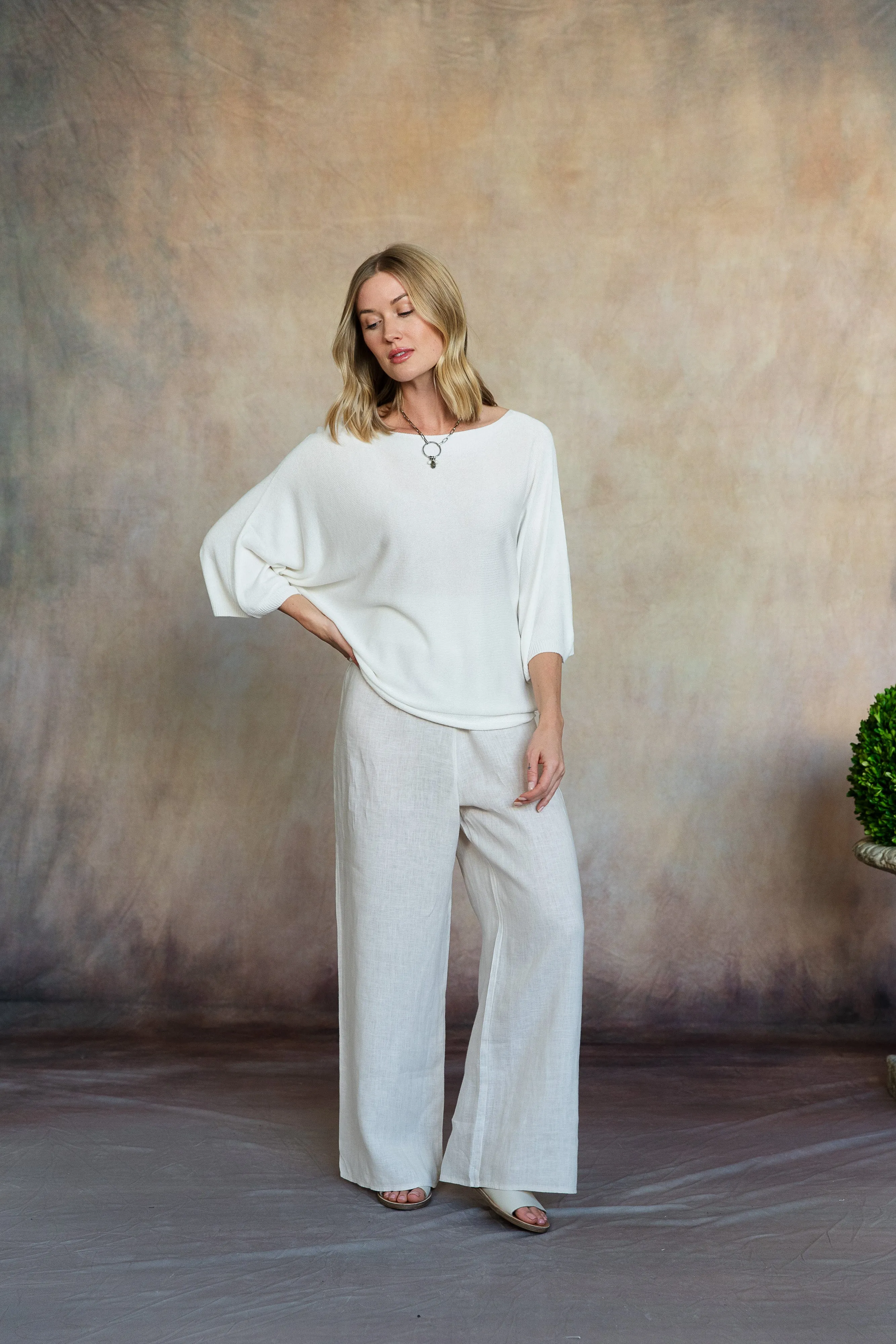 Estelle Knit Top (White)