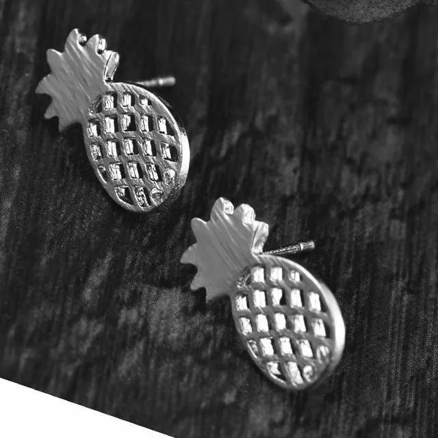 Fashion Drop Crystal Stud Earrings Double Side for Women Bridal Wedding Party Jewelry