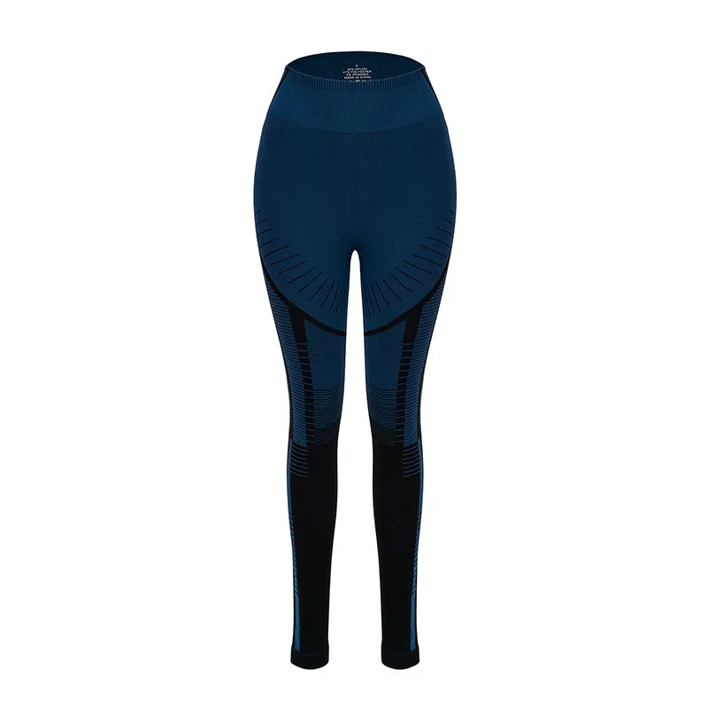 Female tummy Control Compression high waist Workout Yoga Ombre Leggings