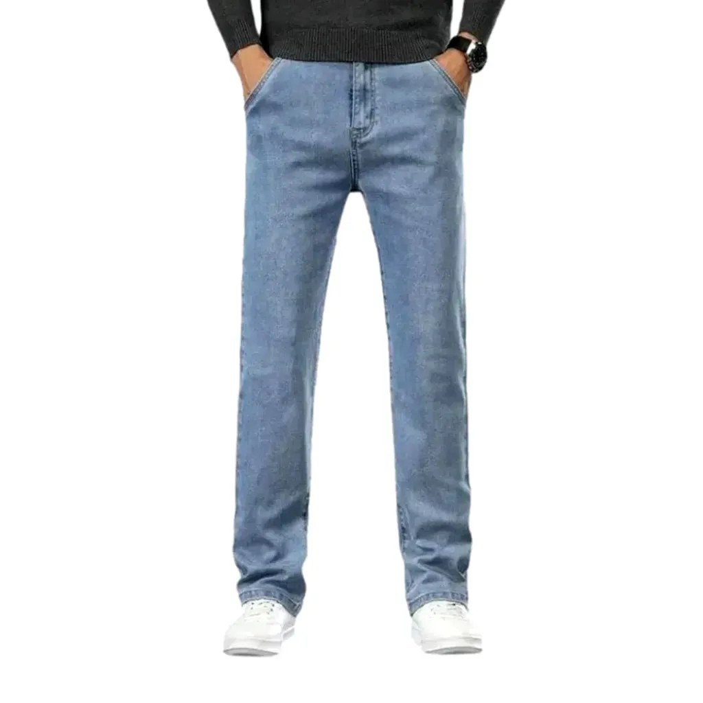 High-rise straight fit vintage men's jeans