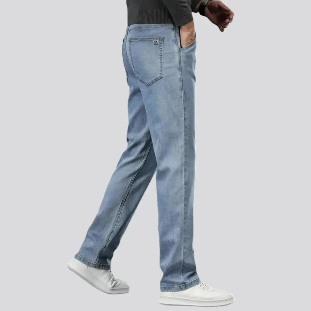 High-rise straight fit vintage men's jeans