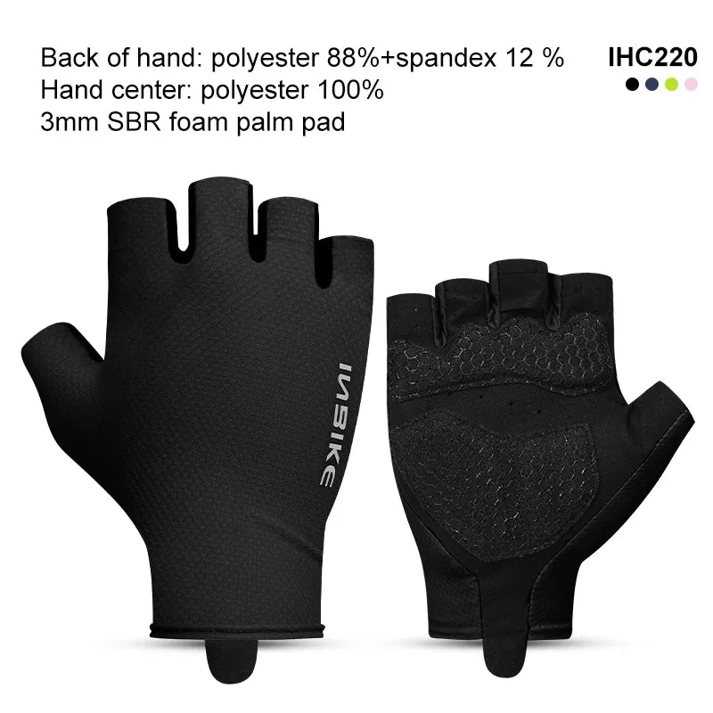 INBIKE Cycling Gloves Half Finger Summer Men Women MTB Gloves Shock-absorption Mountain Bike Sports Gloves Cycling Accessories