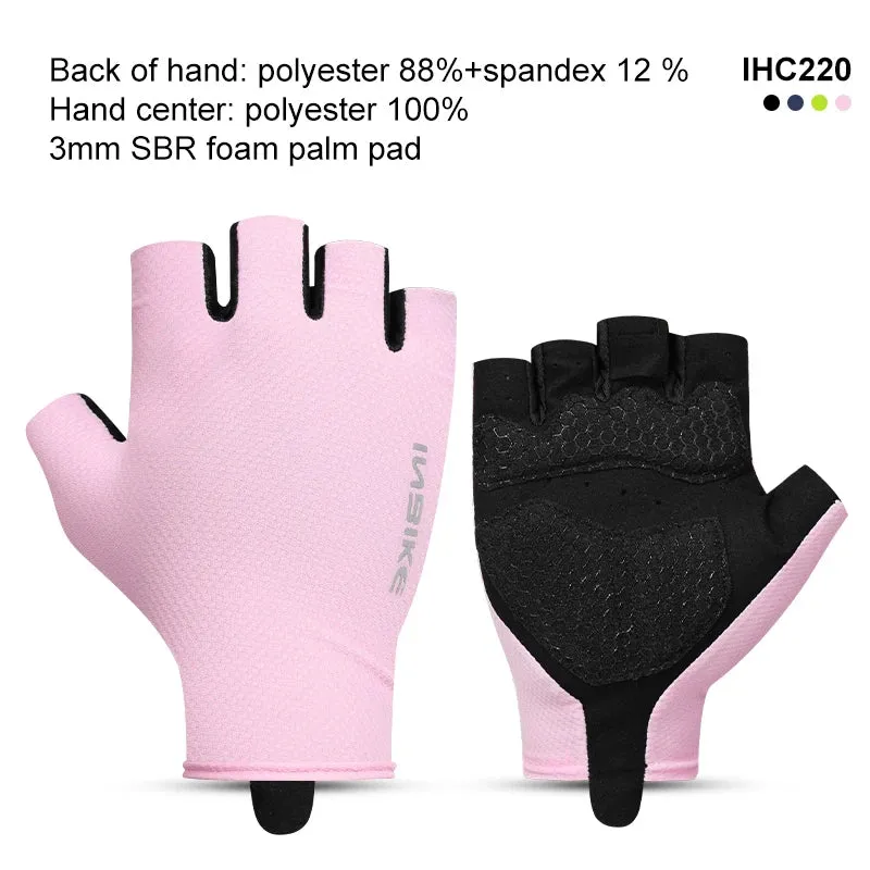 INBIKE Cycling Gloves Half Finger Summer Men Women MTB Gloves Shock-absorption Mountain Bike Sports Gloves Cycling Accessories