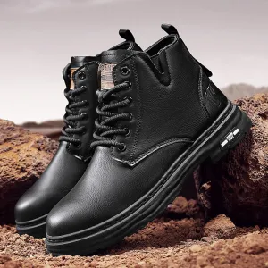 INSTOCK-Men’s Martin Boots – Height Increase, Sports & Comfort