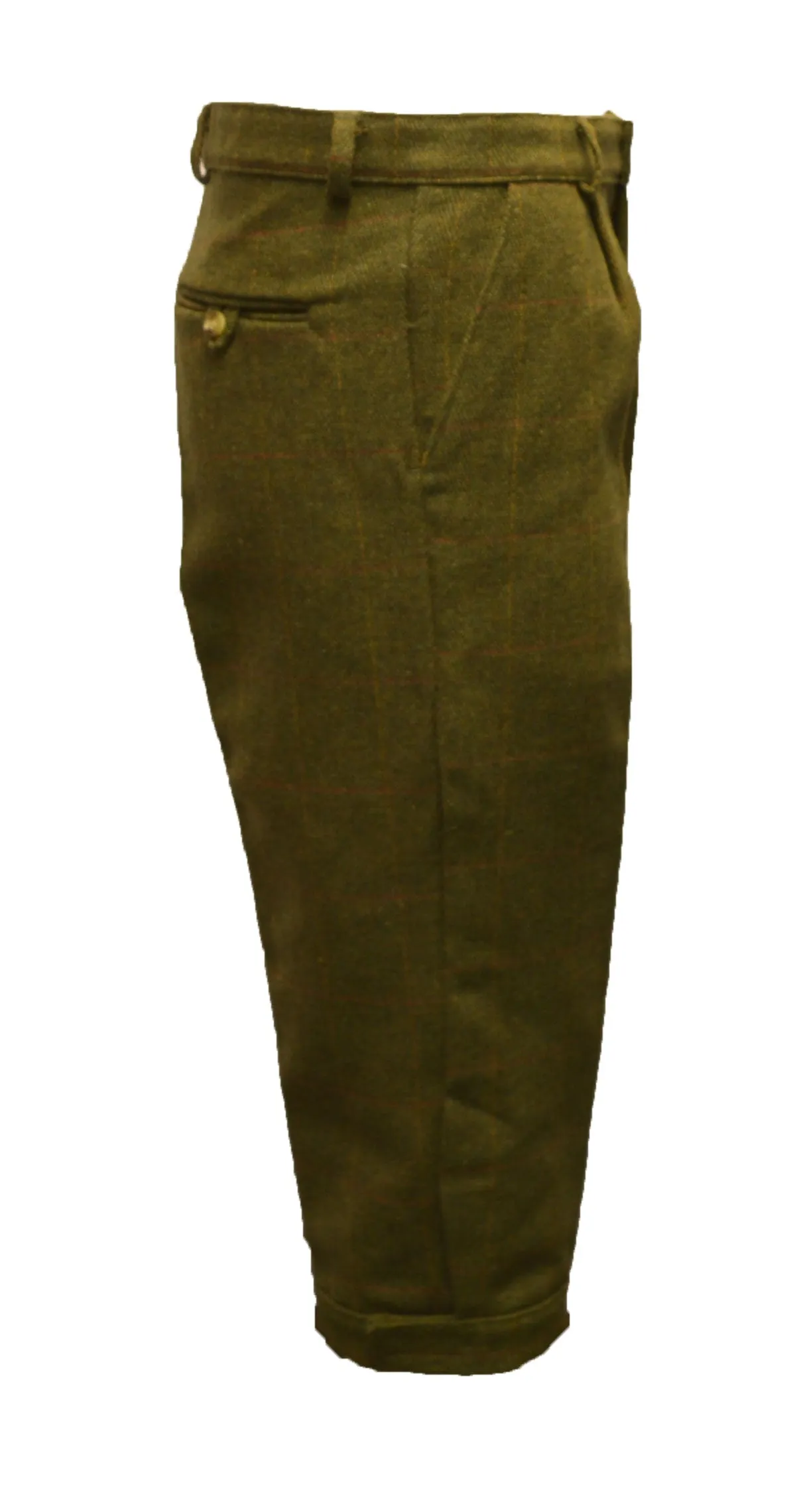 Kids' Tweed Golf Pants in Dark & Light Sage - Classic Youth Golf Attire