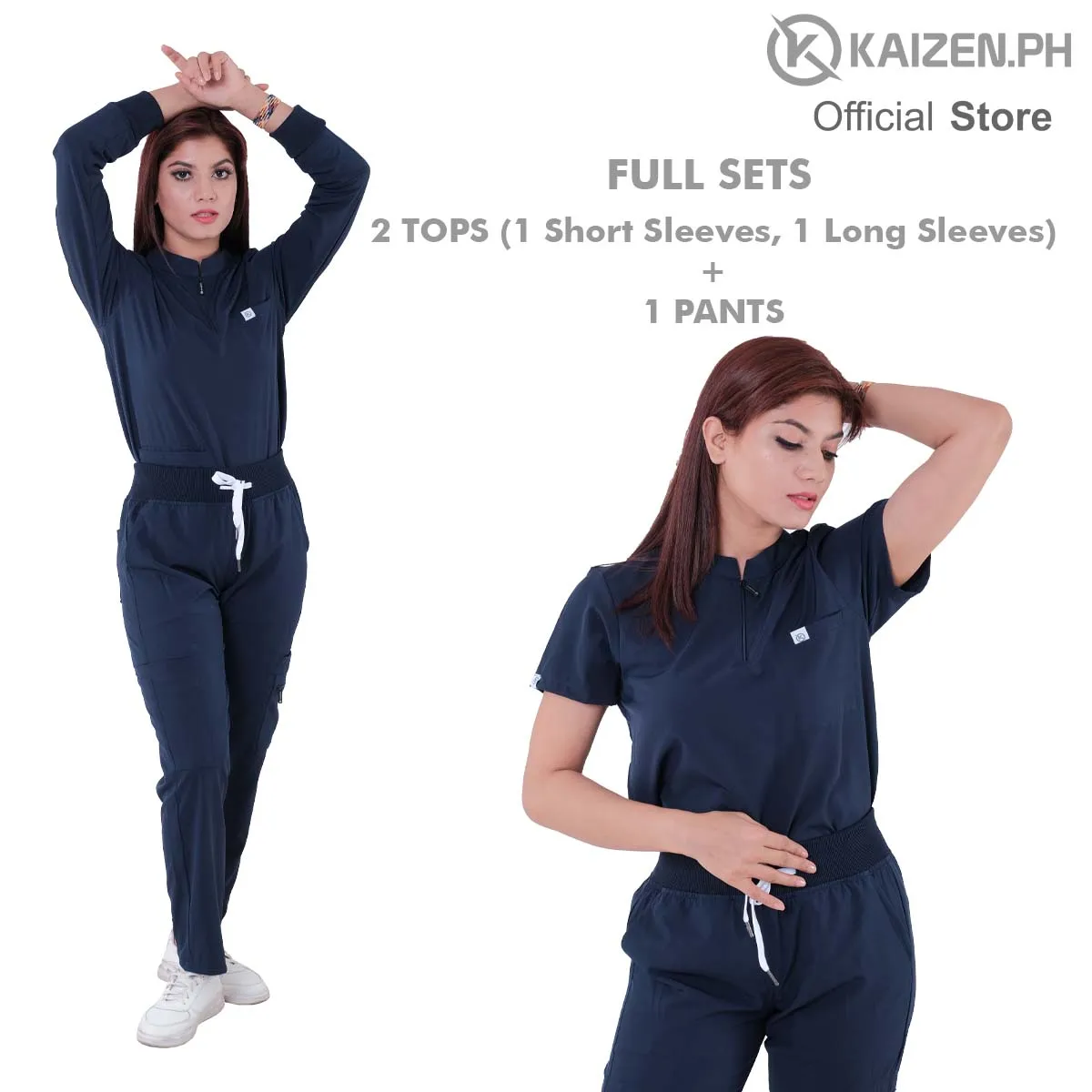 KSS2G-06 Chinese Collar Zipper Top