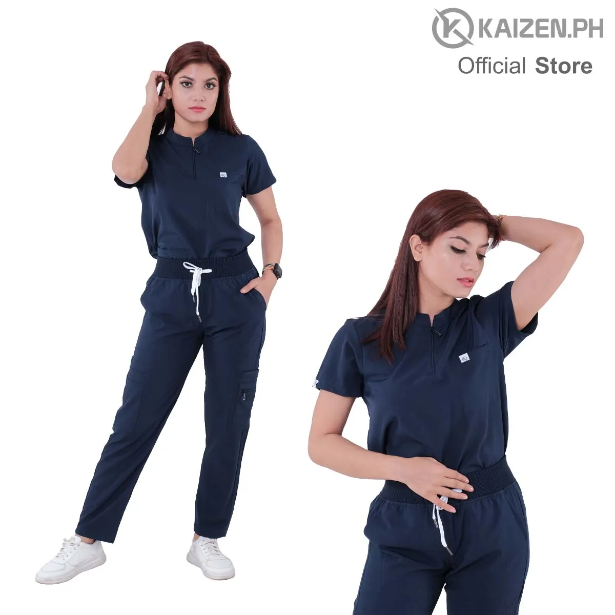 KSS2G-06 Chinese Collar Zipper Top