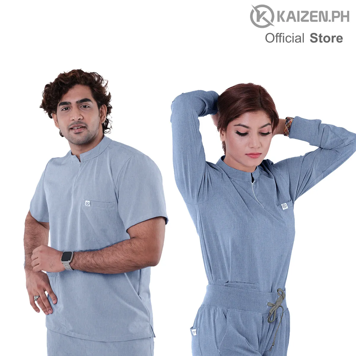 KSS2G-06 Chinese Collar Zipper Top