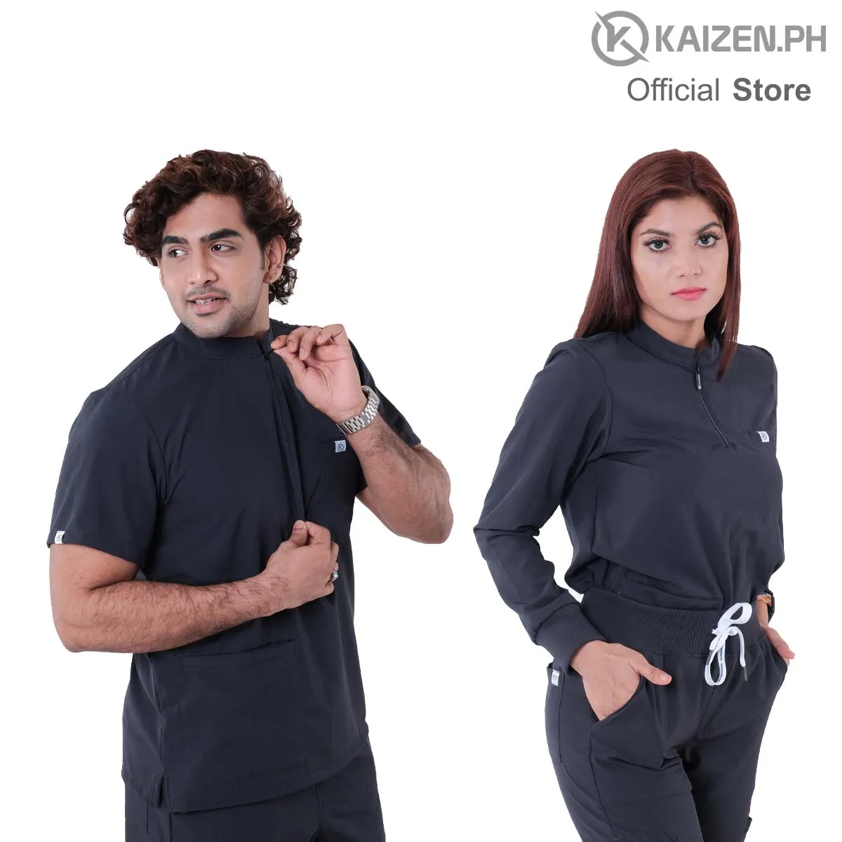 KSS2G-06 Chinese Collar Zipper Top