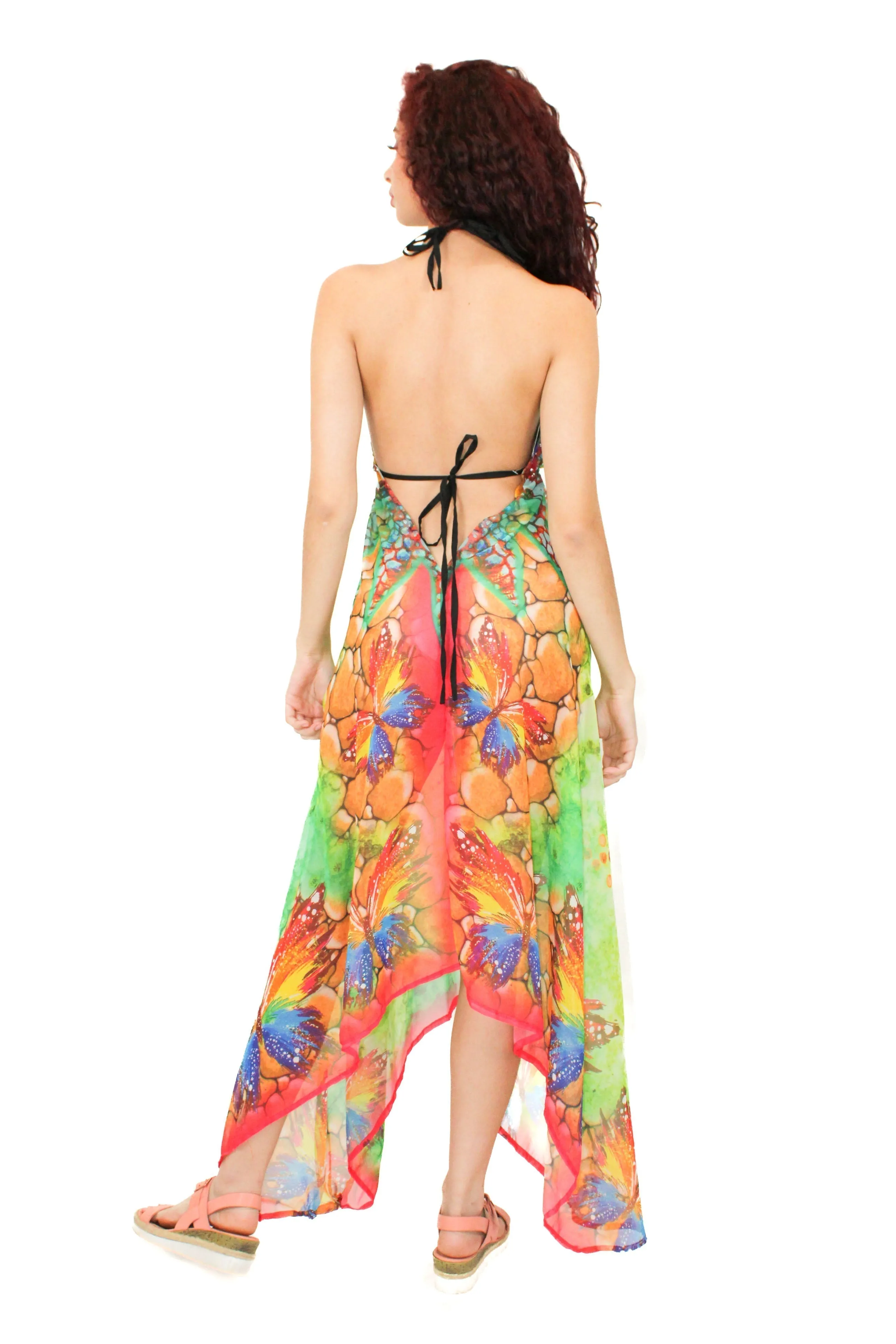 LD-104 Dress Turquoise Mix