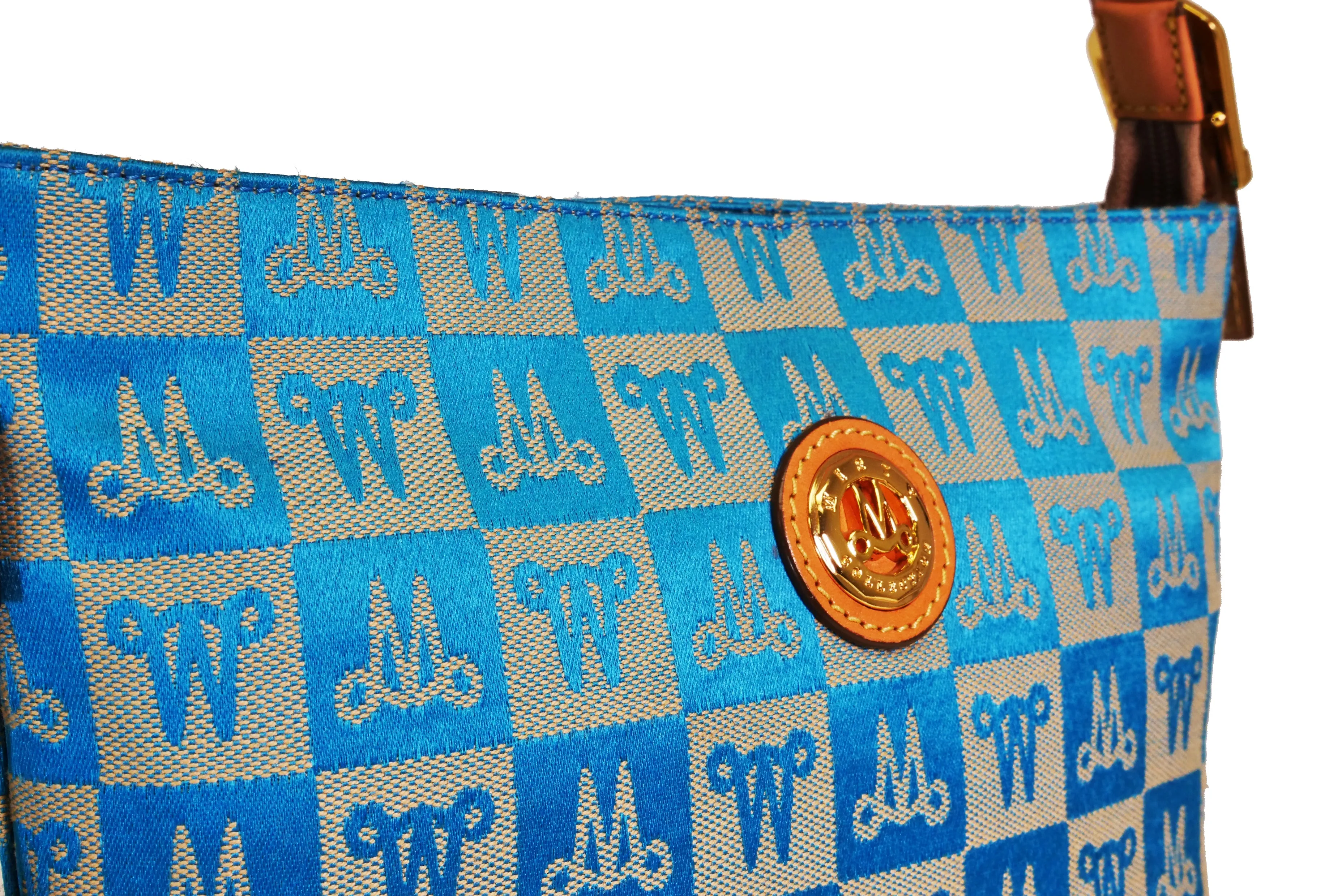 Misty Genuine Cowhide Leather Monogram Shoulder Bag