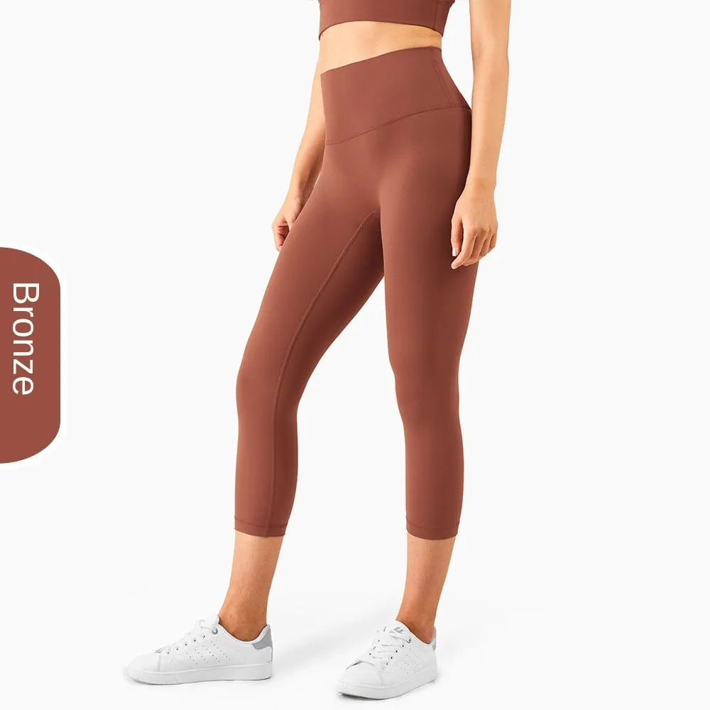 New  sports fitness workout High waist Peach Hip skinny yoga pants women active wear