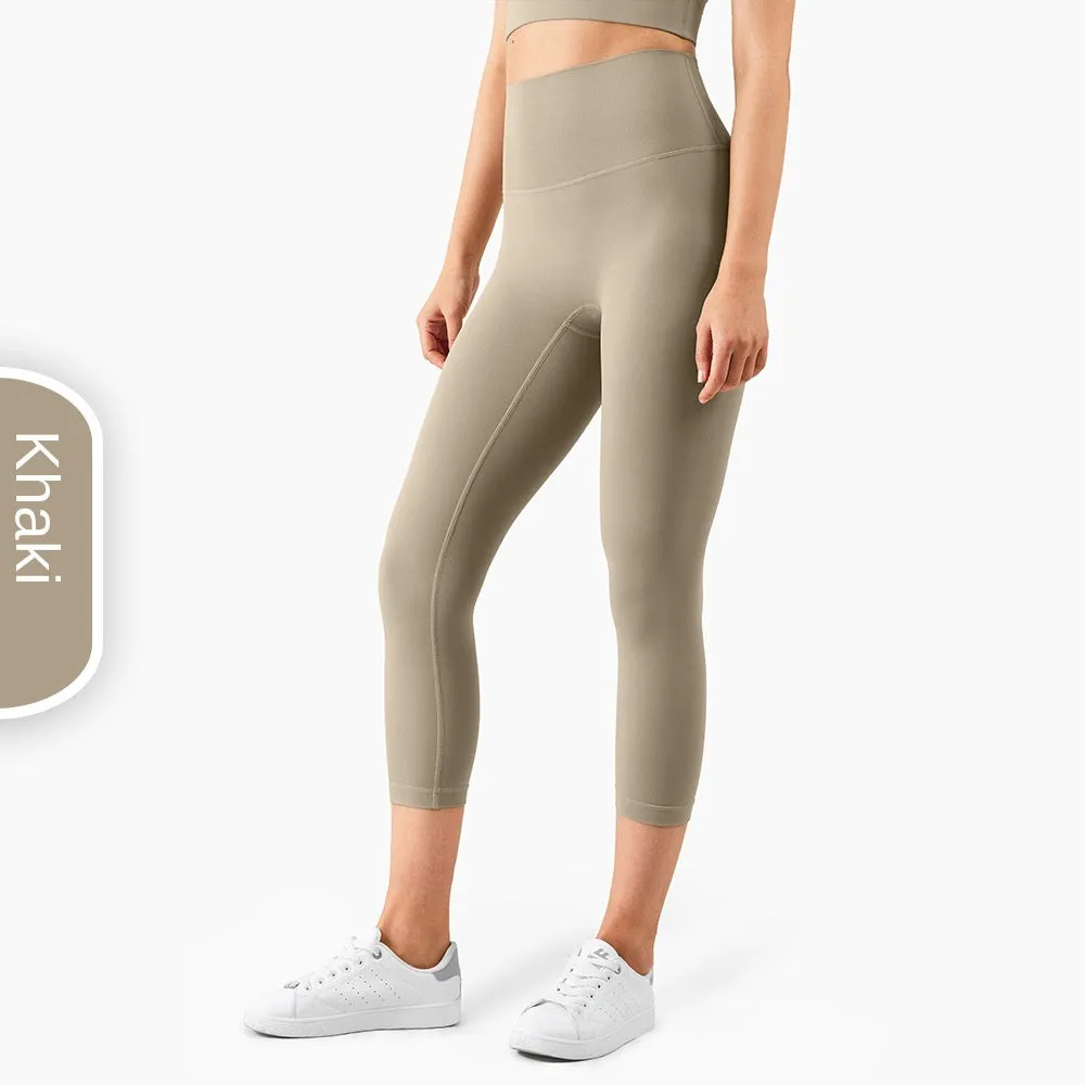 New  sports fitness workout High waist Peach Hip skinny yoga pants women active wear