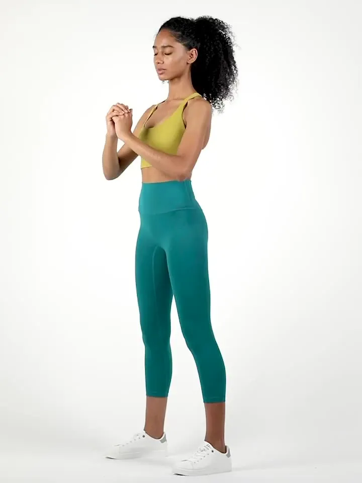 New  sports fitness workout High waist Peach Hip skinny yoga pants women active wear