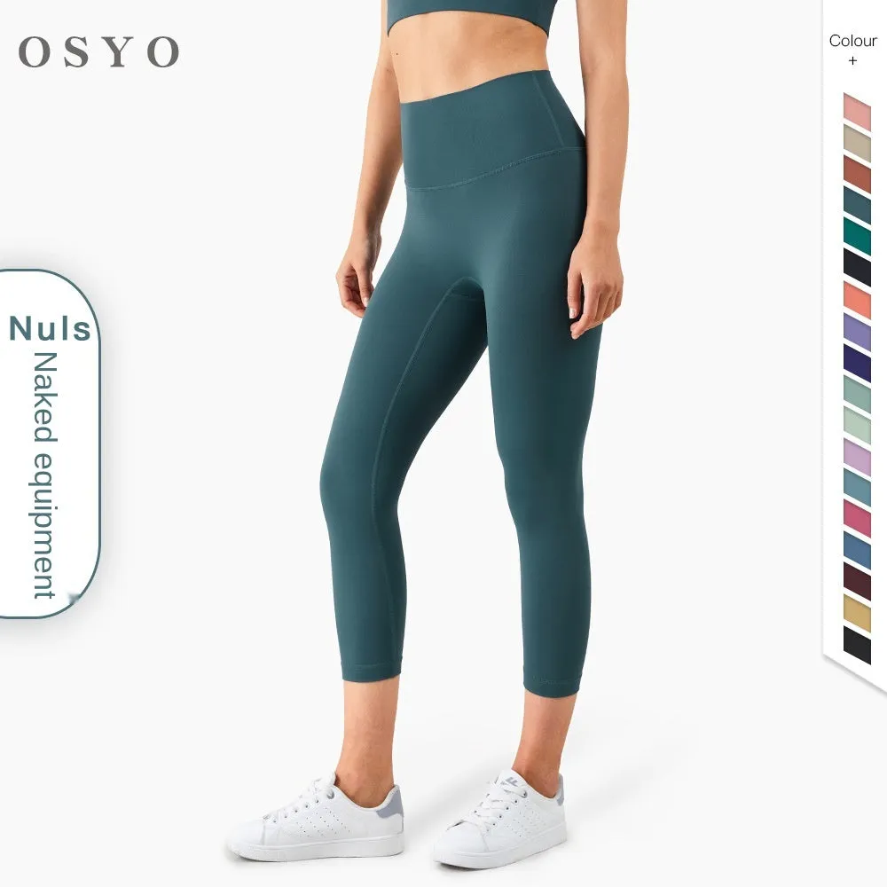New  sports fitness workout High waist Peach Hip skinny yoga pants women active wear