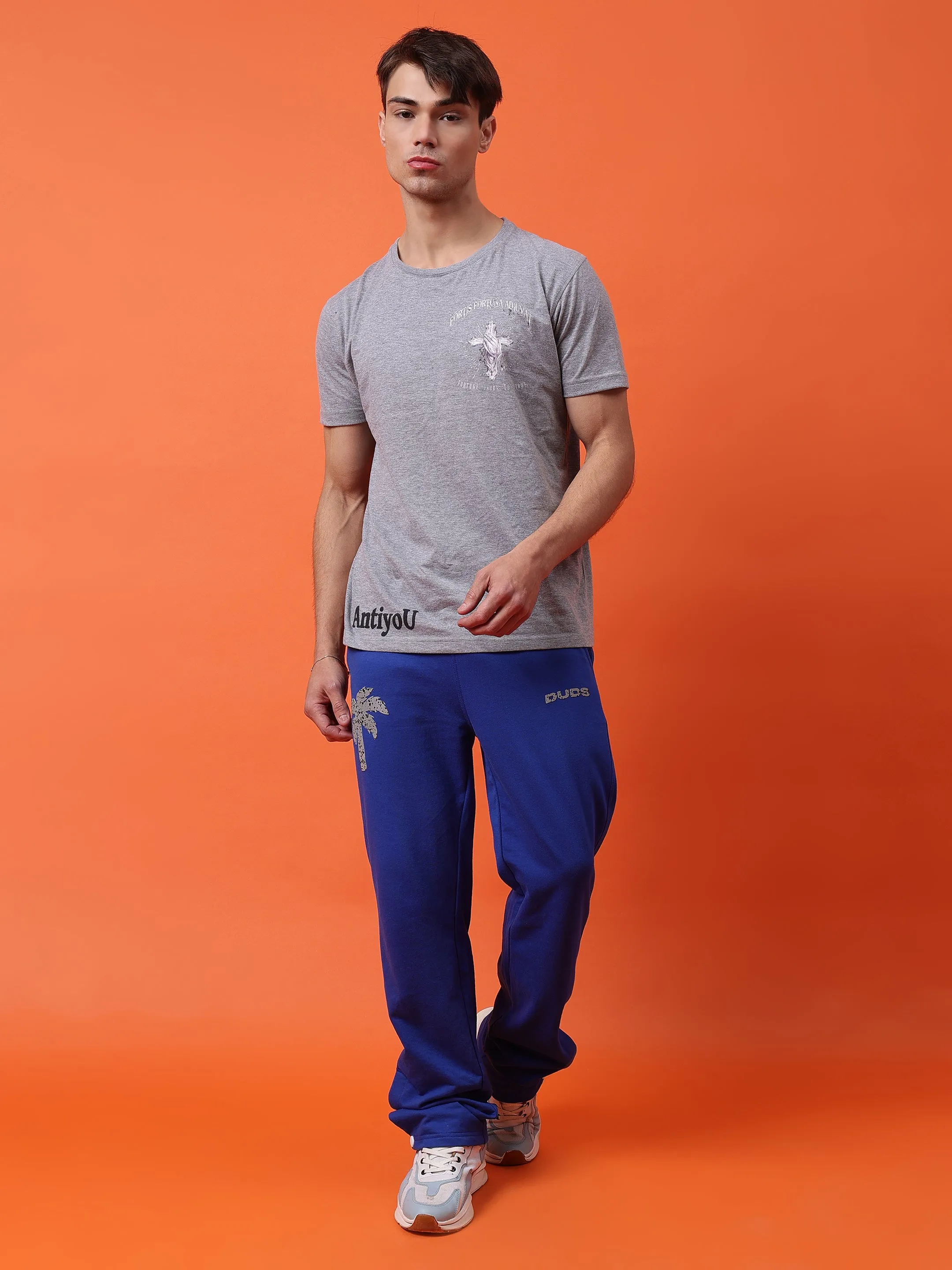 PHOENIX  DIGITAL PRINTED JOGGERS (ROYAL BLUE)