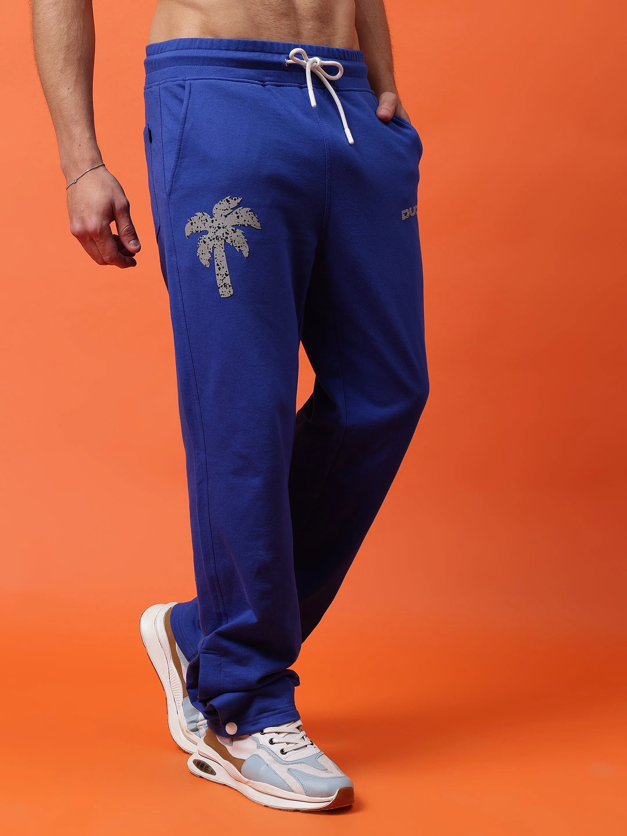 PHOENIX  DIGITAL PRINTED JOGGERS (ROYAL BLUE)