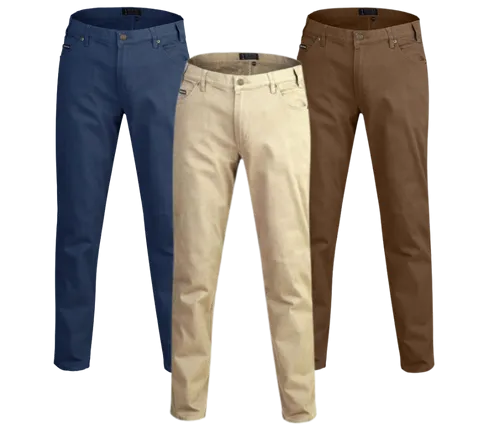 Pilbara RMPC014 Mens Cotton Stretch Jean
