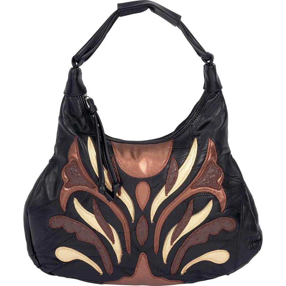Purse Black Brown Handbag Genuine Leather Ladies Womens Shoulder Tote Bag
