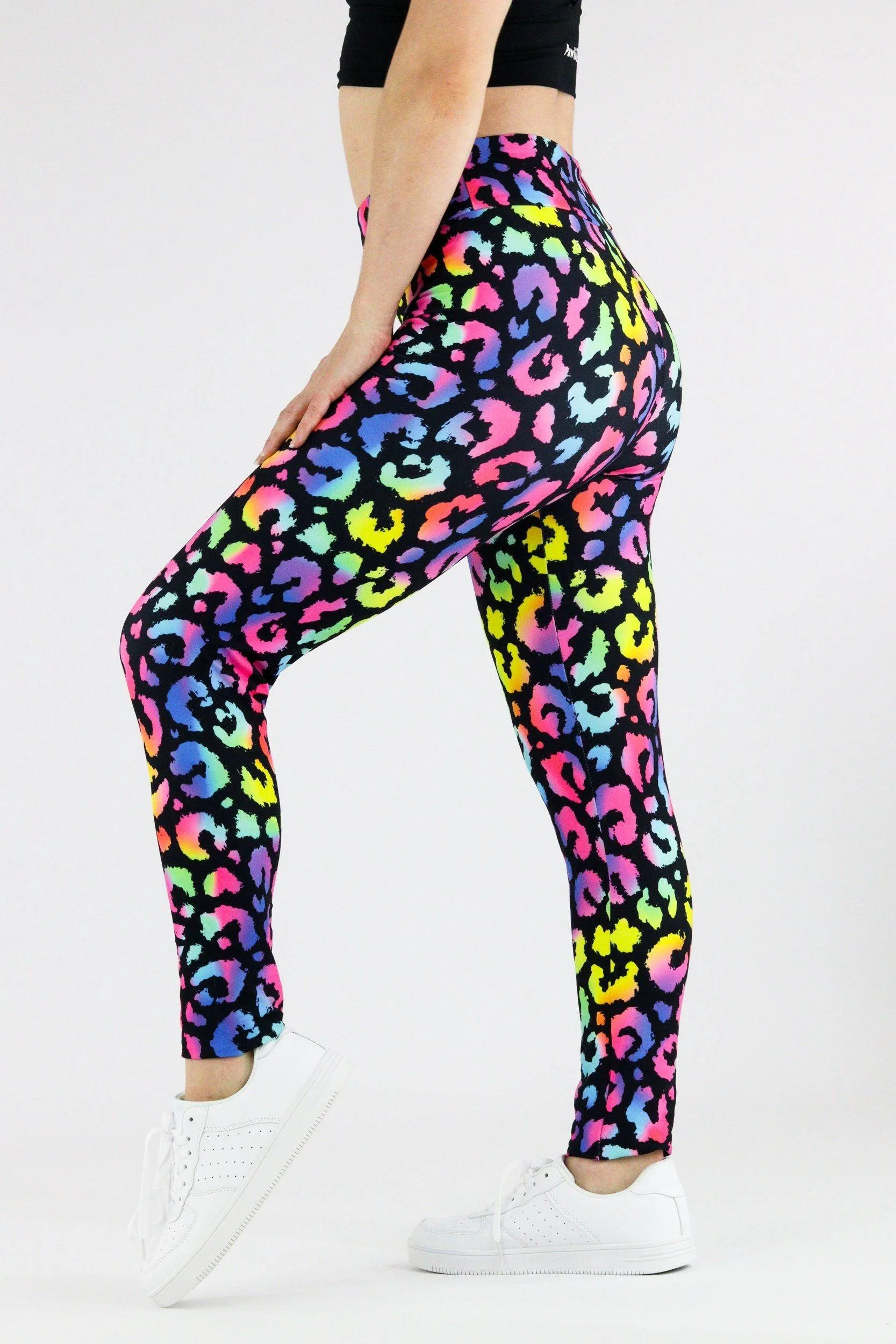 Radiant Leopard - Casual - Long Full Leggings