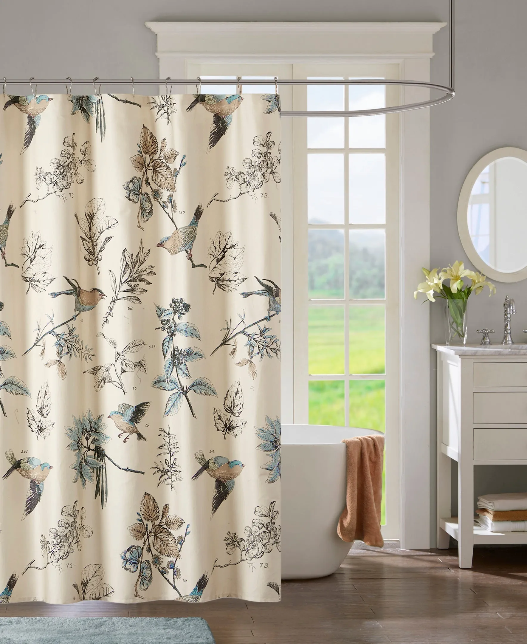 Ramsey Cotton Shower Curtain