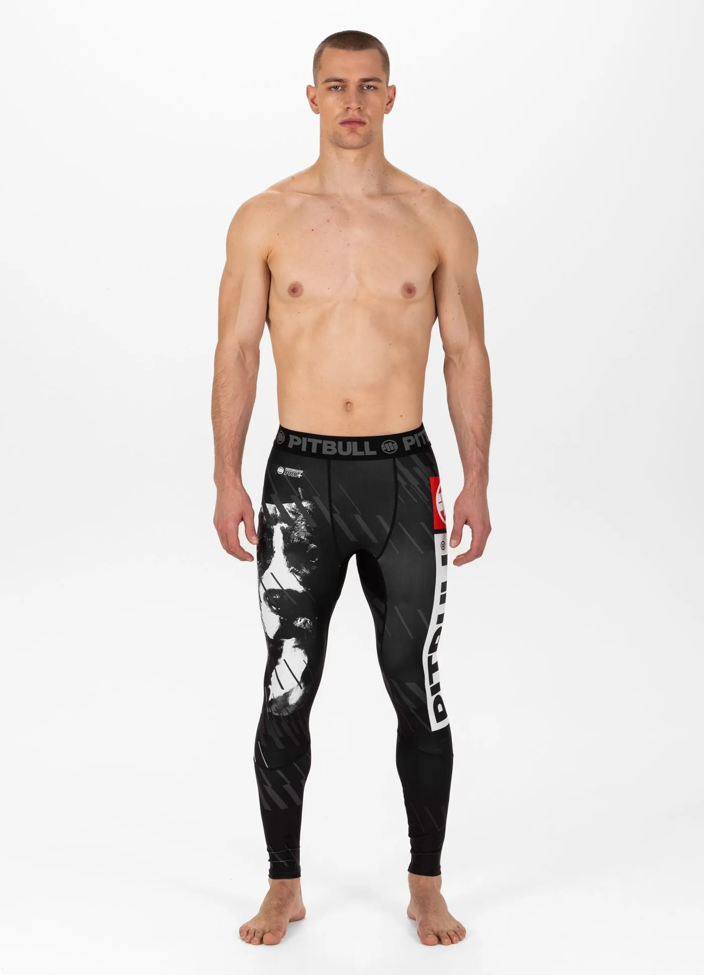 Sports Compression Pants Street Dog - Black