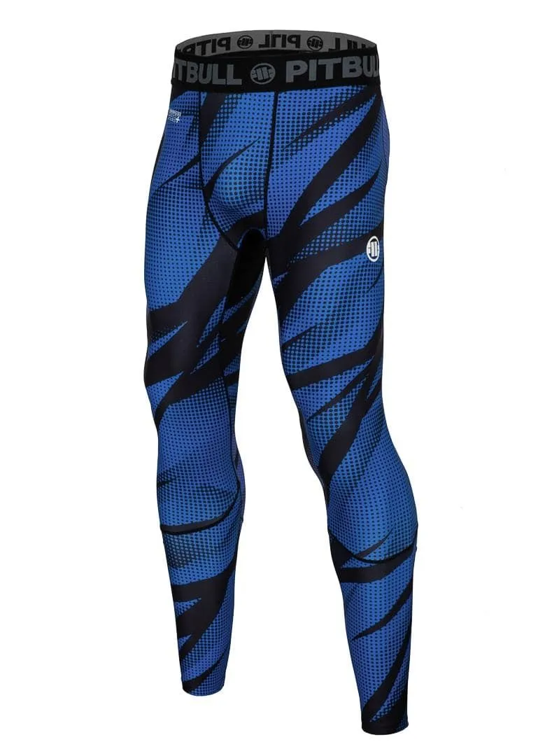 Sports Leggings Dot Camo II - Blue