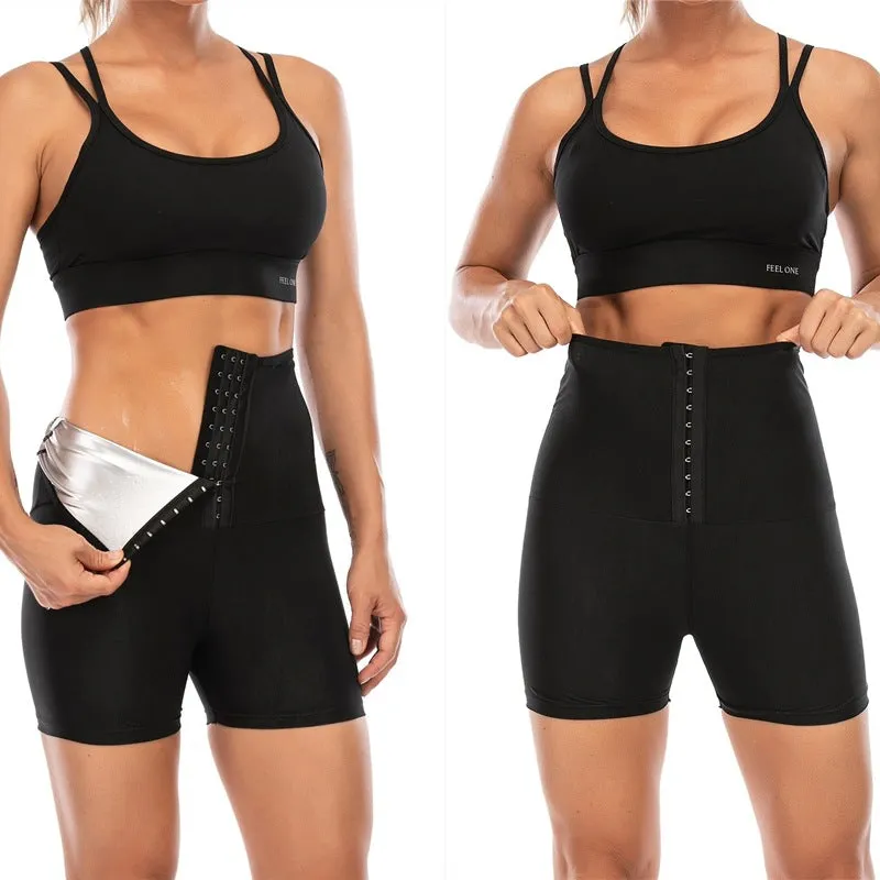 Sweat Sauna Effect: Body Shaper Slimming Pants for Fitness Workouts
