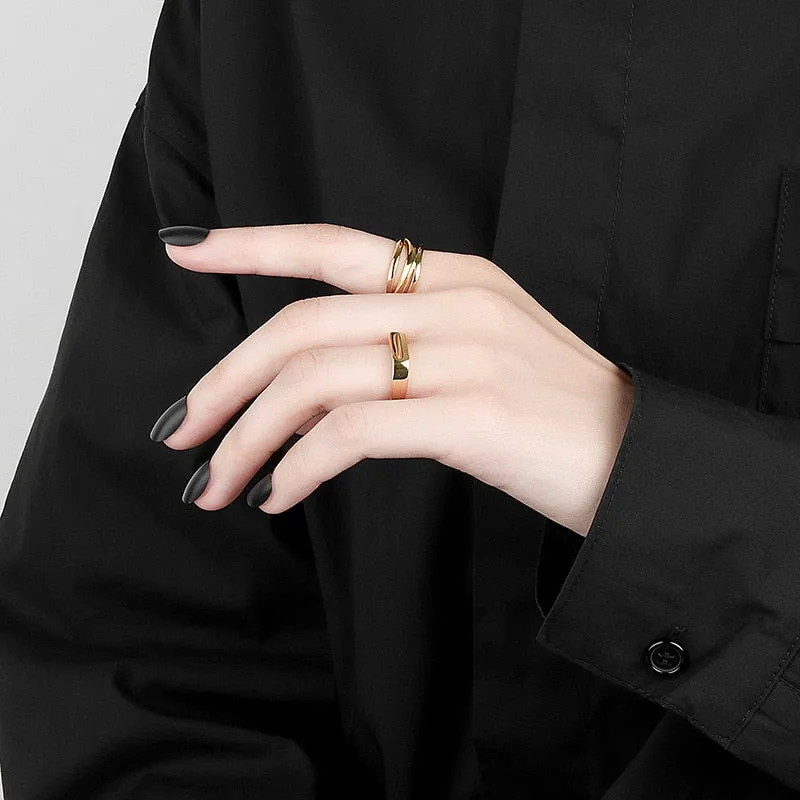 Unique Adjustable Ring For Women 925 Silver Party Jewelry