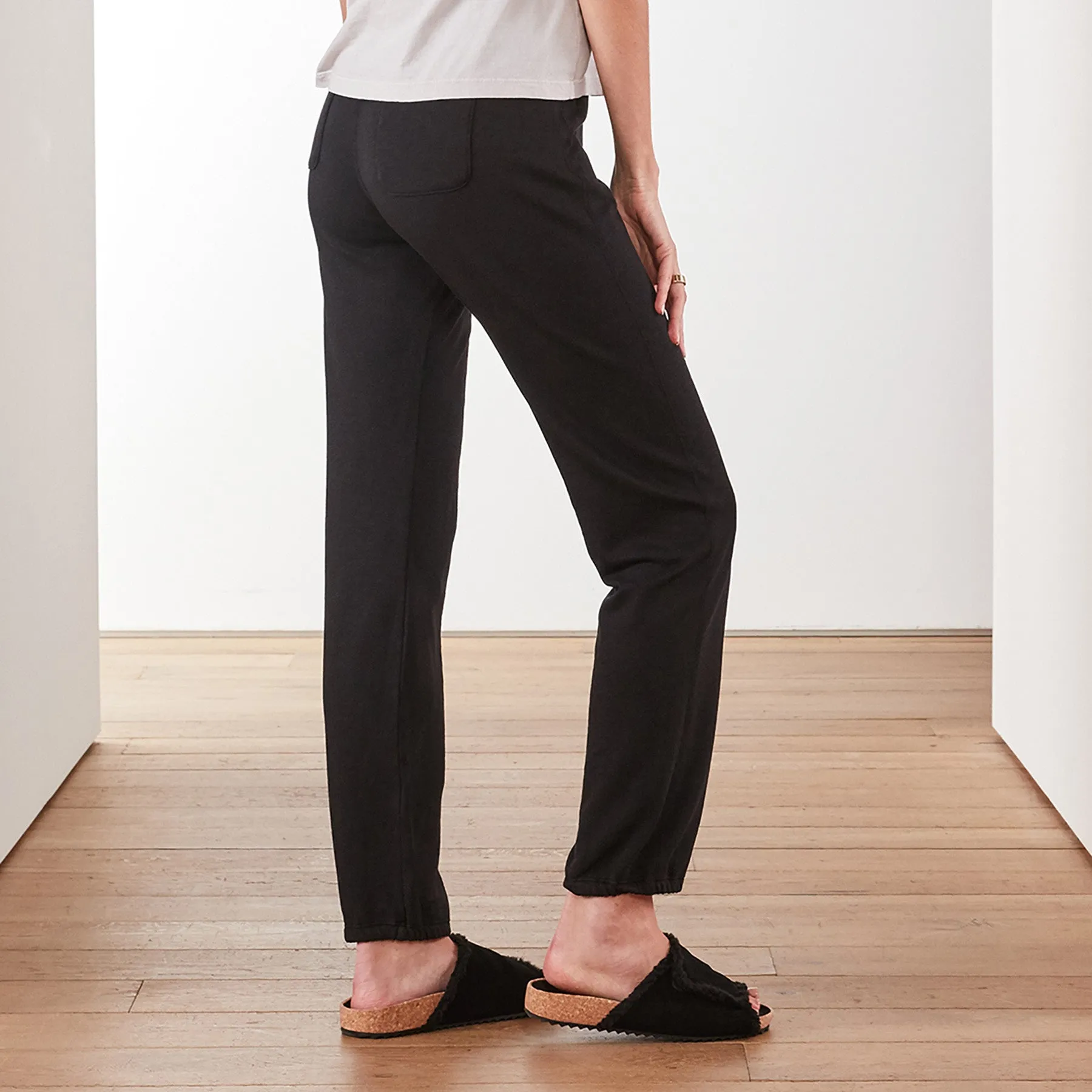 Vintage French Terry Sweatpant - Black