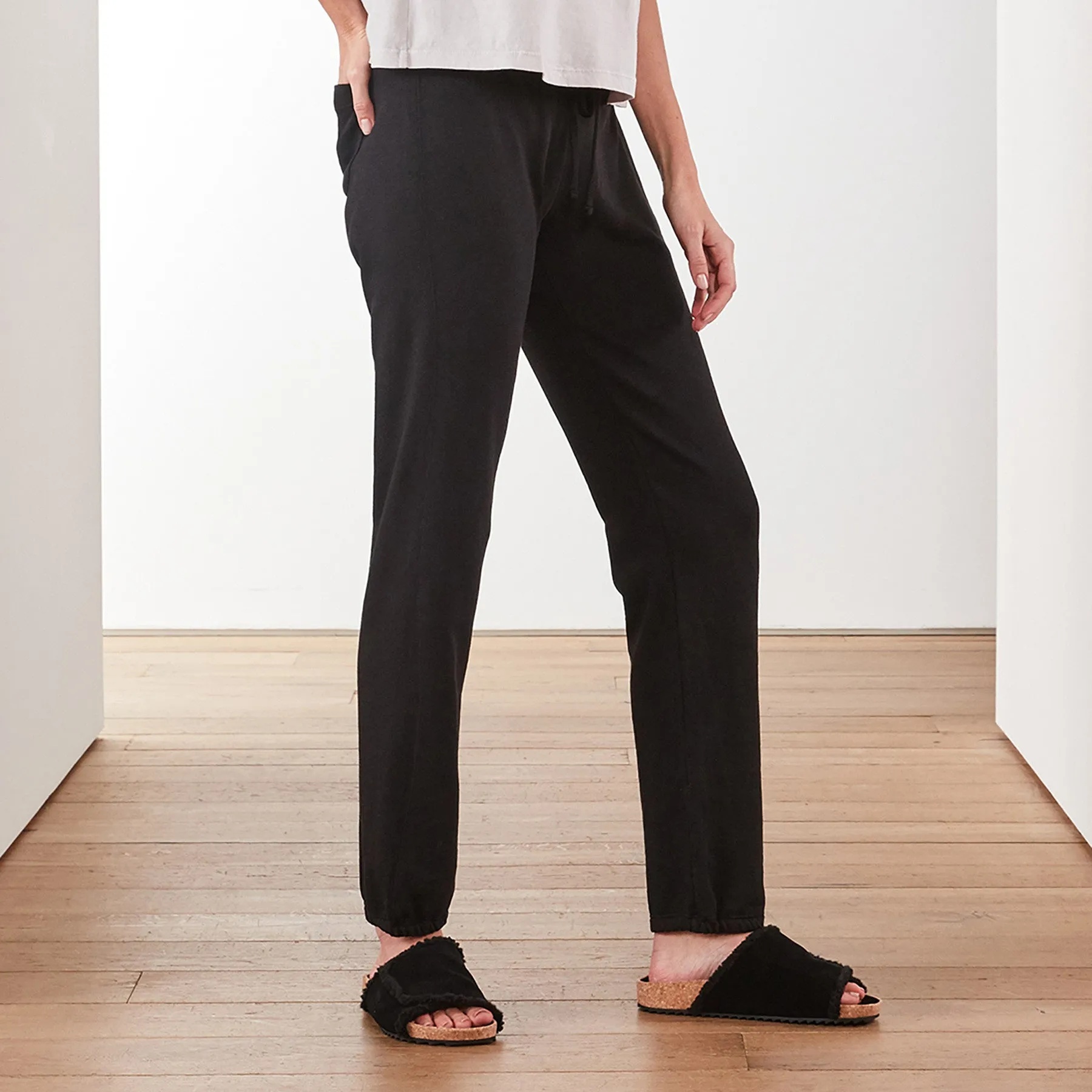 Vintage French Terry Sweatpant - Black