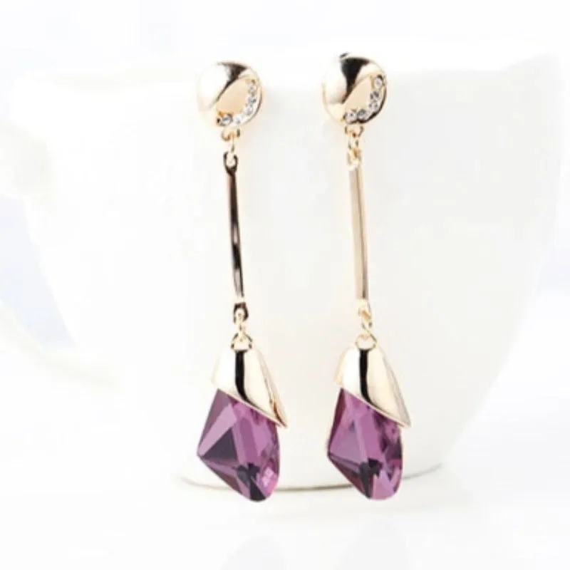Vintage Water Drop Earrings For Women Gold For Women Wedding Jewelry