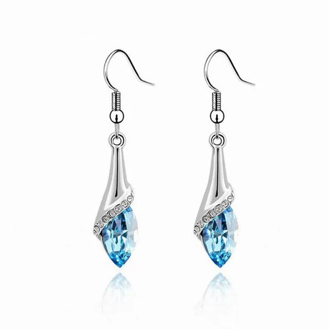 Vintage Water Drop Earrings For Women Gold For Women Wedding Jewelry