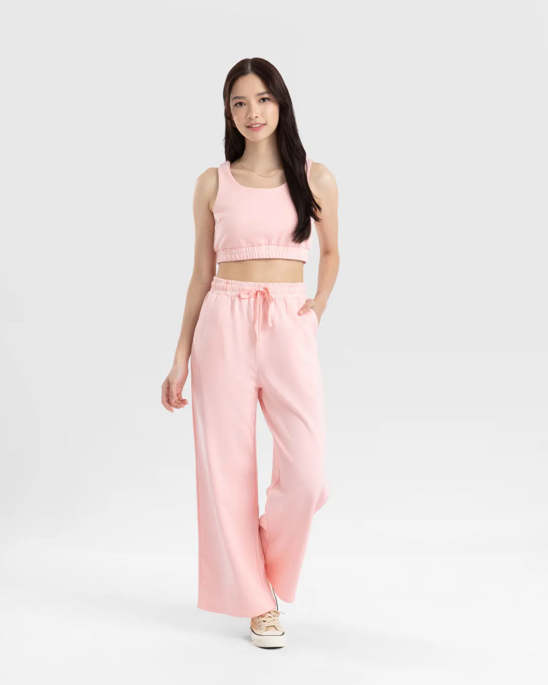 Women Terry Cropped Tank Top