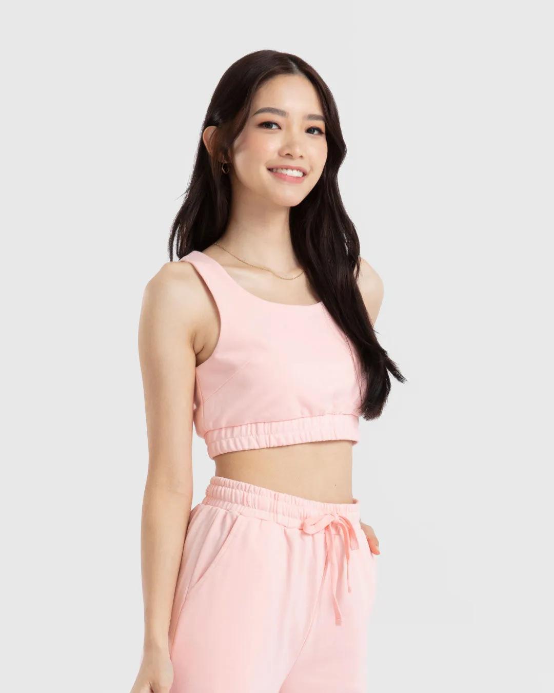 Women Terry Cropped Tank Top