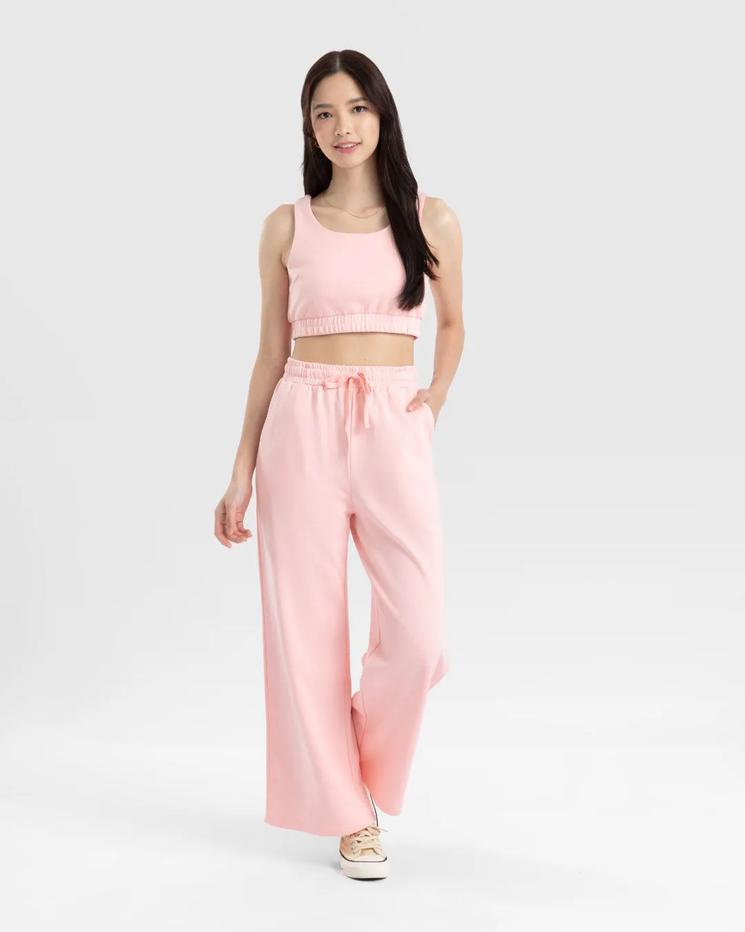Women Terry Cropped Tank Top