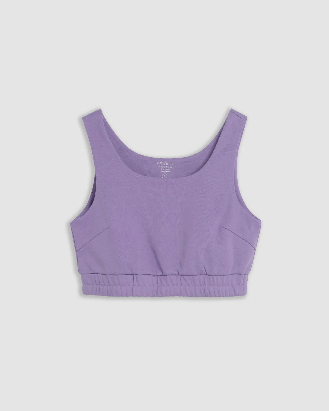 Women Terry Cropped Tank Top
