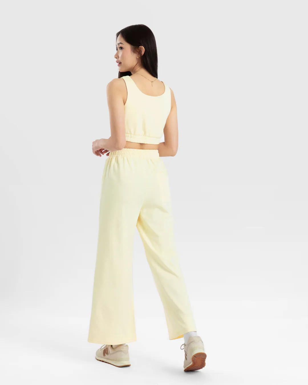 Women Terry Cropped Tank Top