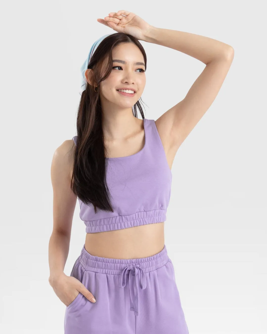 Women Terry Cropped Tank Top