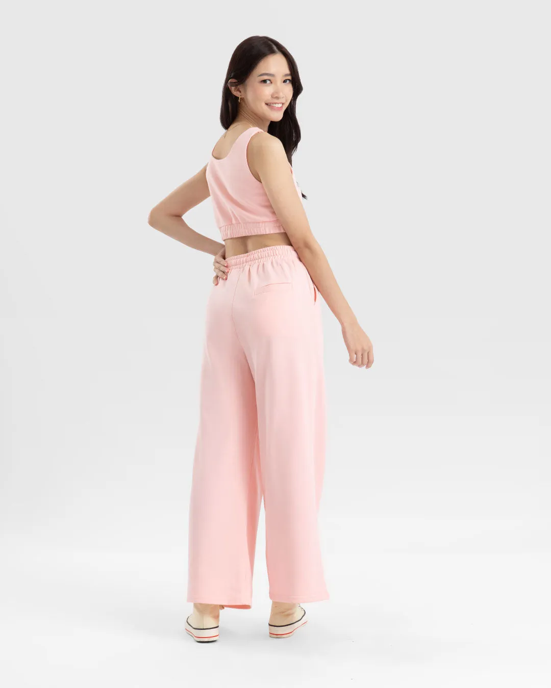Women Terry Cropped Tank Top