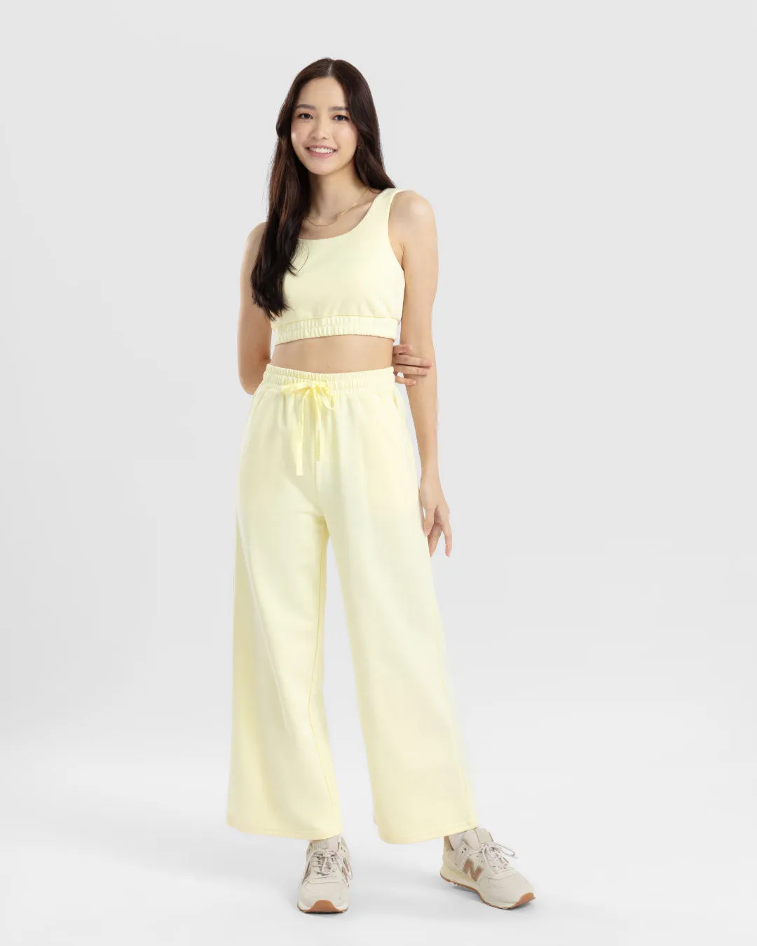 Women Terry Cropped Tank Top