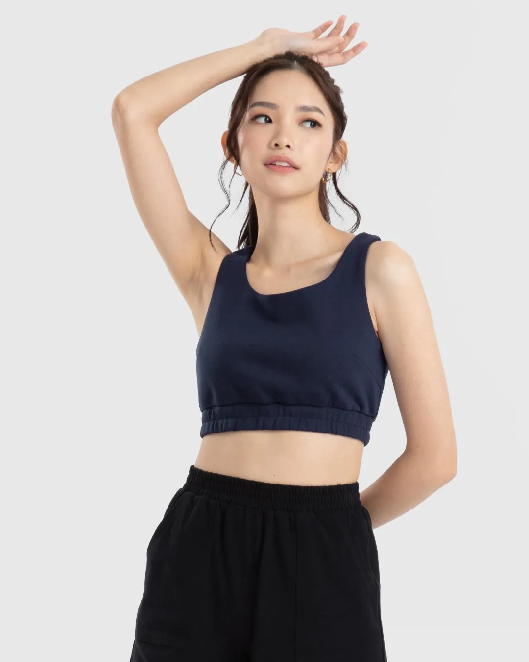 Women Terry Cropped Tank Top