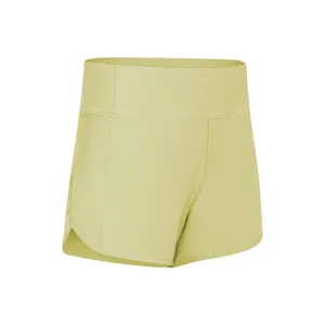 Women's 2 in 1 Running Shorts Gym Athletic Quick-Dry 4" Shorts with mesh inner layer  $ Zipper